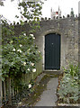 Gate at the bottom of the garden