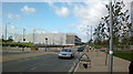 View of the International Broadcast Centre from Waterden Road