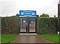 SO8071 : Entrance to Go-Karts, Riverside Meadows, Stourport-on-Severn by P L Chadwick