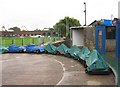 SO8071 : No-go go-karts, Riverside Meadows, Stourport-on-Severn by P L Chadwick