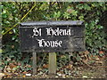 St.Helena House sign