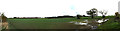 TM3666 : Panoramic view off Rendham Road, Sibton by Geographer