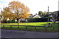 Pulloxhill village green and sign