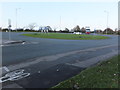 Roundabout on the A585