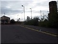 Exiting a private car park at Scottish Television Centre