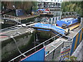 TQ2884 : Camden Lock drained and open to the public by Vieve Forward