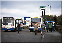 J3979 : Bus substitution - Holywood station - 2001 by The Carlisle Kid