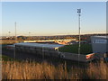 Overlooking Sixfields Stadium