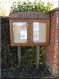 TM2460 : Brandeston Village Notice Board by Geographer
