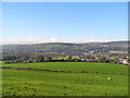 Looking west-southwest towards Micklehurst Cricket Ground