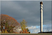 J4874 : Hospital chimney, Newtownards by Albert Bridge