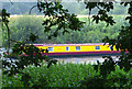 Narrowboat on the River Severn