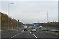 Slip road onto the M1 Northbound