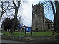 St. Nicholas parish church from Church Street Nuneaton