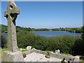 View north-eastwards across the L-shaped Loughinisland Lake