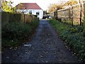 Track off Mayfield Avenue, Throckley