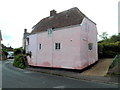 Pink house in Bishops Lydeard