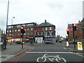 Brixton Water Lane at the junction of Brixton Hill