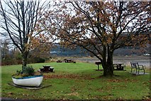 NS1581 : Picnic spot at the head of the Holy Loch by Alan Reid