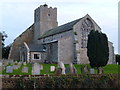 TF6837 : Church with tower buttress - Heacham by Richard Humphrey