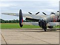 TF3362 : Avro Lancaster NX611, East Kirkby - panorama #1 of 2 by Dave Hitchborne
