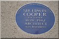 Blue Plaque to Sir Edwin Cooper