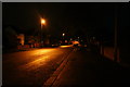 The Crossways at night