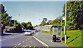 Entering Aberystwyth on A487, close to site of former Llanrhystyd Road station