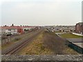 Railway line out of Blackpool South