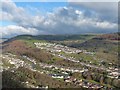 View over New Tredegar