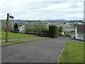 Newton Abbot - footpath from Courtenay Road