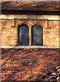 Clerestory windows and tiled roof, Littleton church