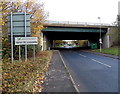 Upton St Leonards and Stroud District boundary sign