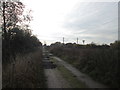 The Balk beside the East Coast Main Line at Shaftholme