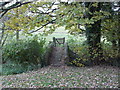 Stockwood: bridge and gate to the church