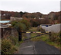 Barrier across a public footpath, Skewen