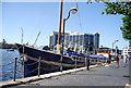 Moored in Millwall Docks