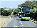 SZ5282 : Bus at Godshill by David Dixon