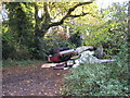 Fly-tipped rubbish, Stivichall Common