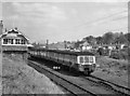 MED leaving Bangor station - 1976