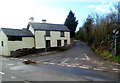 Road past the village pub towards the village church, Llanishen