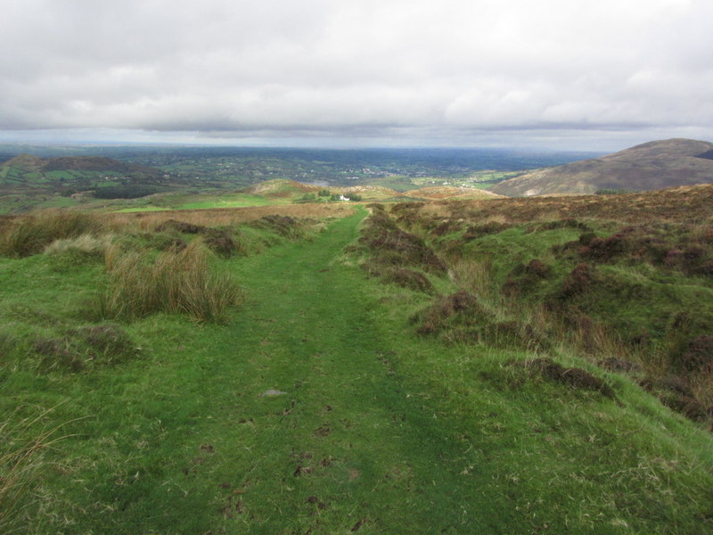 Path down northern slope of Slieve... © Colin Park cc-by-sa/2.0 ...