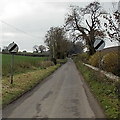 End of the 30mph speed limit at the western edge of Burton