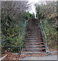 Steps up to Peniel Green Road, Llansamlet, Swansea