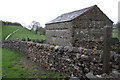 SD8789 : Barn beside the Pennine Way in Gayle by Roger Templeman