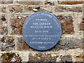 Plaque on the wall of Finedon Friends