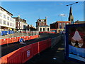 Construction work along the High Street