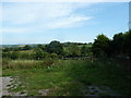 St Mary, Corscombe: view from the car park