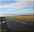 The A721 heading west between Carnwath and Carstairs