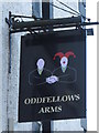 NY5361 : Sign for The Oddfellows Arms, Main Street, CA8 by Mike Quinn